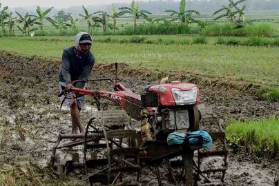 cara cepat bajak sawah