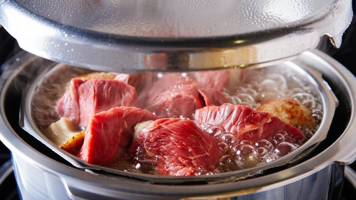 proses memasak daging presto