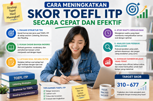 Cara meningkatkan skor TOEFL ITP
