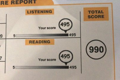 nilai TOEFL untuk karier global