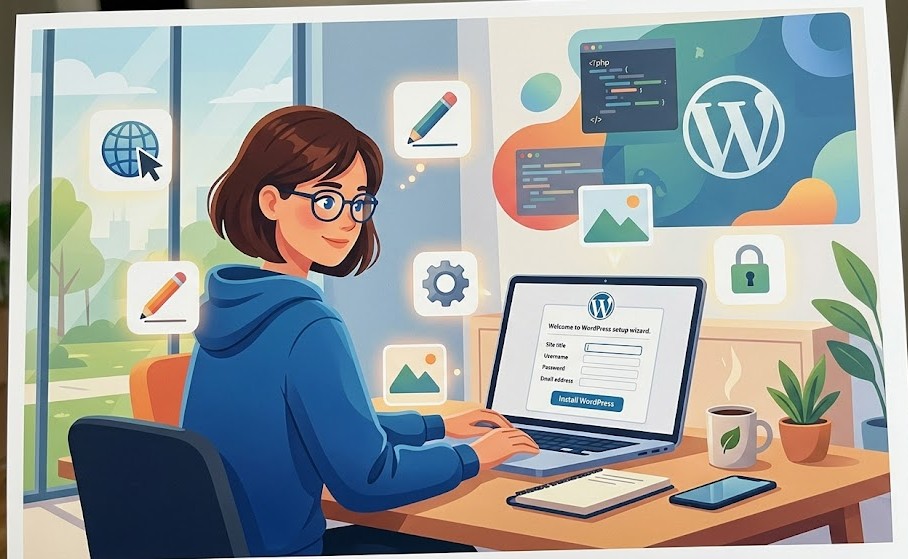 langkah awal membuat website wordpress