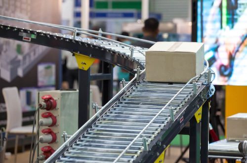 Roller Conveyor untuk Lini Produksi