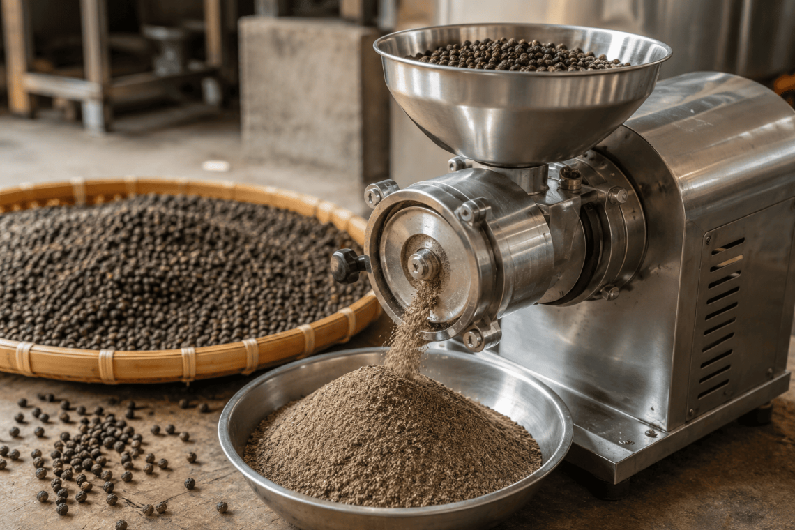 manfaat mesin penggiling lada industri