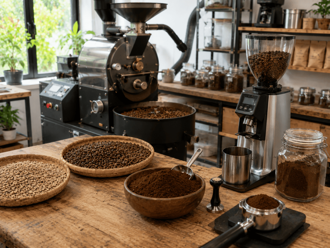 alat untuk mengolah kopi skala usaha